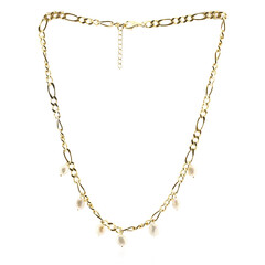 Collana in argento con Perla d'Acqua Dolce Bianca (TPC)