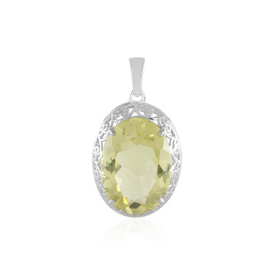 Ciondolo in argento con Quarzo Limone