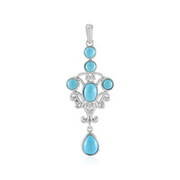 Ciondolo in argento con Turchese Sleeping Beauty