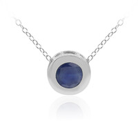 Collana in argento con Zaffiro Blu
