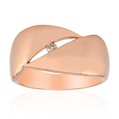 Anello in argento con Diamante Rose de France SI1 di Argyle