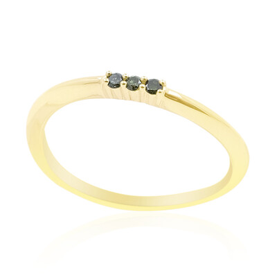 Anello in oro con Diamante Verde I1 (de Melo)