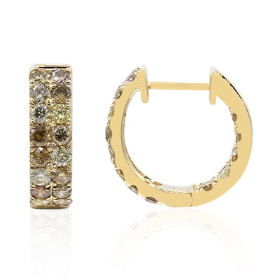 Orecchini in oro con Diamante Fancy SI2 (CIRARI)