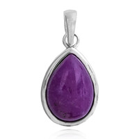 Ciondolo in argento con Fosfosiderite