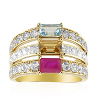 Anello in oro con Rubino Mozambico (Adela Gold)