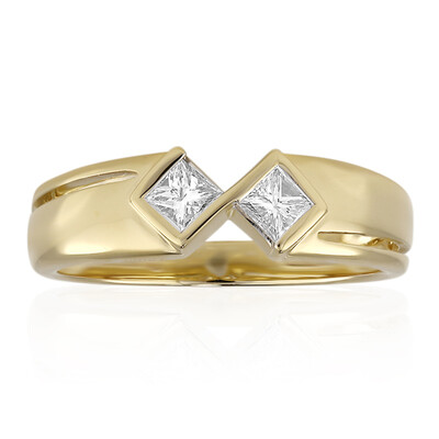 Anello in oro con Diamante IF (D) (Annette)