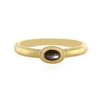 Anello in argento con Zaffiro Stellato Nero