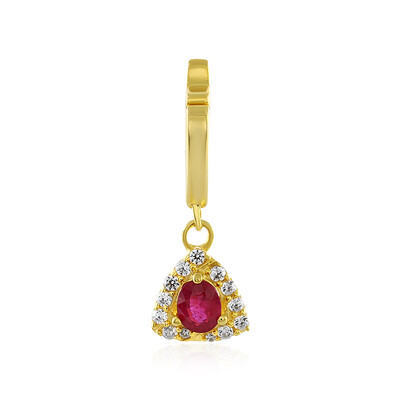 Ciondolo in argento con Rubino Bemainty