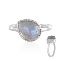 Anello in argento con Labradorite