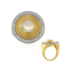 Anello in argento con Opale di Welo