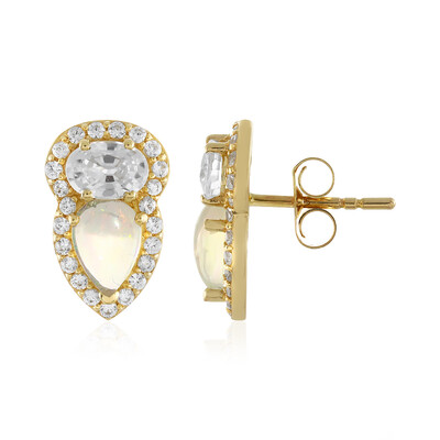 Orecchini in oro con Opale di Welo (Adela Gold)