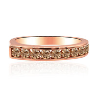 Anello in oro con Diamante Rose de France SI1 di Argyle