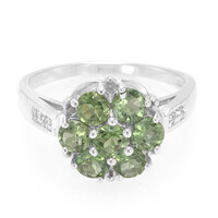 Anello in argento con Apatite Russa