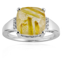 Anello in argento con Quarzo Rutilato