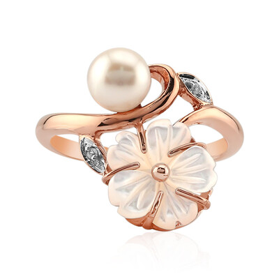 Anello in argento con Madreperla