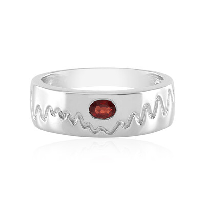 Anello in argento con Rubino Tanzania (de Melo)
