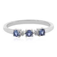 Anello in argento con Tanzanite