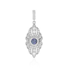 Ciondolo in argento con Tanzanite (non riscaldata)