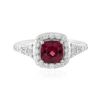 Anello in argento con Granato Malawi