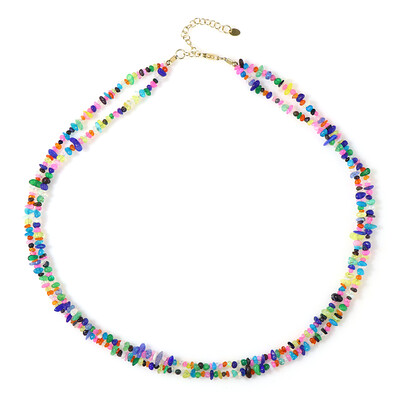 Collana in argento con Opale dell'Etiopia