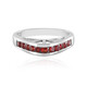 Anello in argento con Rubino Tanzania (de Melo)