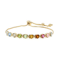 Bracciale in argento con Topazio Blu Cielo