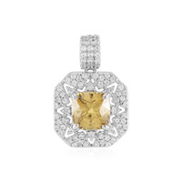 Ciondolo in argento con Zircone Giallo (Adela Silber)