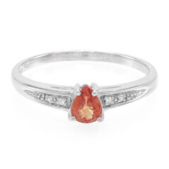 Anello in argento con Rubino Tramonto