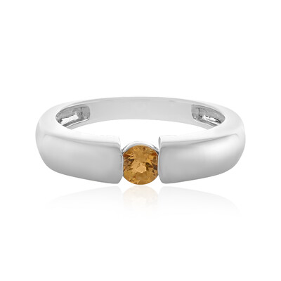 Anello in argento con Topazio Imperiale