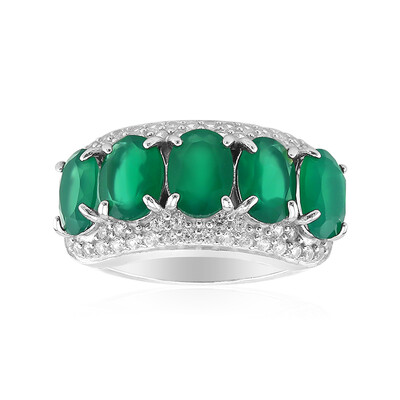 Anello in argento con Agata