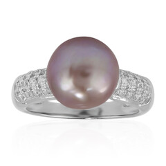 Anello in argento con Perla Ming (TPC)