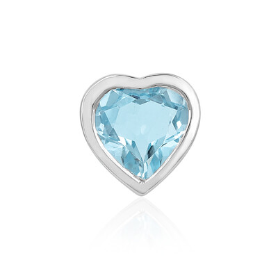 Ciondolo in argento con Topazio Blu Cielo (MONOSONO COLLECTION)