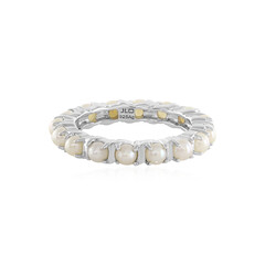 Anello in argento con Perla di Acqua Dolce