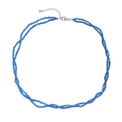 Collana in argento con Apatite Blu