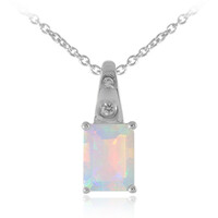 Collana in argento con Opale di Welo