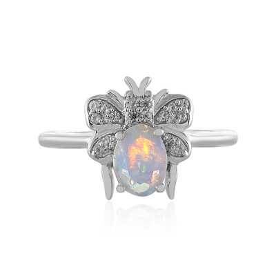 Anello in argento con Opale di Welo