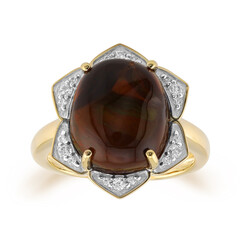 Anello in oro con Agata di Fuoco