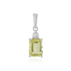 Ciondolo in argento con Quarzo Ouro Verde