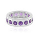Anello in argento con Ametista Siberiana (de Melo)