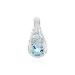 Ciondolo in argento con Topazio Blu Svizzero