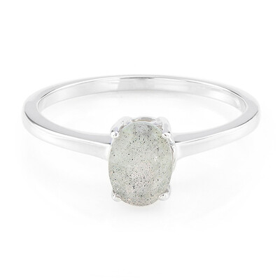 Anello in argento con Labradorite