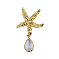 Ciondolo in argento con Labradorite Bianca