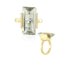 Anello in argento con Ametista Verde