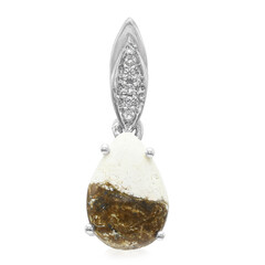Ciondolo in argento con Magnesite