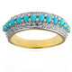 Anello in argento con Turchese Sleeping Beauty