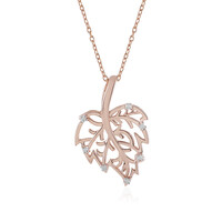 Collana in argento con Diamante I3 (J)