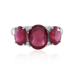 Anello in argento con Rubino del Madagascar (de Melo)