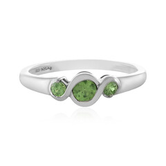 Anello in argento con Demantoide Russo