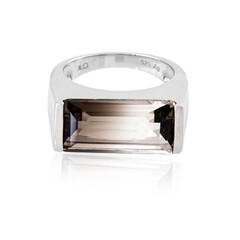 Anello in argento con Quarzo Bicolore