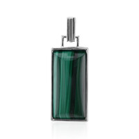 Ciondolo in argento con Malachite (Art of Nature)